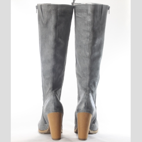 Me Too SoHo Maxine Distressed Tall Boot Gray - Picture 3 of 8